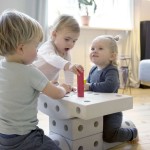 Kreatywne klocki rozwijające motorykę dużą, Explorer kit 8 in1 – czerwony / MODU