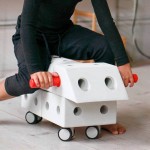 Kreatywne klocki rozwijające motorykę dużą, Explorer kit 8 in1 – czerwony / MODU