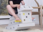 Kreatywne klocki rozwijające motorykę dużą, Explorer kit 8 in1 – żółty / MODU
