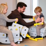 Kreatywne klocki rozwijające motorykę dużą, Explorer kit 8 in1 – żółty / MODU
