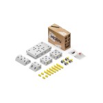 Kreatywne klocki rozwijające motorykę dużą, Explorer kit 8 in1 – żółty / MODU