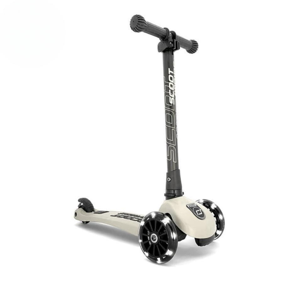 Highwaykick 3 LED Hulajnoga składana ze świecącymi kółkami 3+ Ash / Scootandride