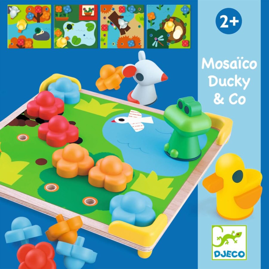 Mozaika DUCKY&CO - kolorowe obrazki / Djeco DJ08142