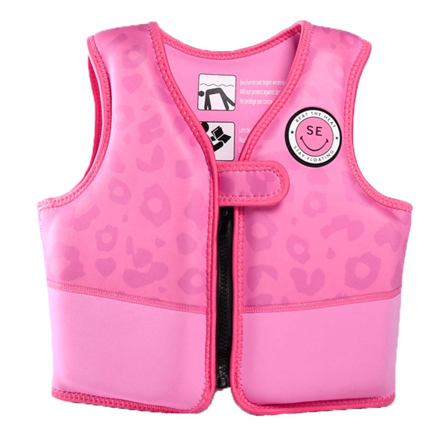 Kamizelka do nauki pływania dla dzieci 18-30kg Neon Leopard / The Swim Essentials 2020SE105