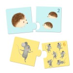 Puzzle duo MAMY I DZIECI ZWIERZĄTKA / Djeco DJ08197