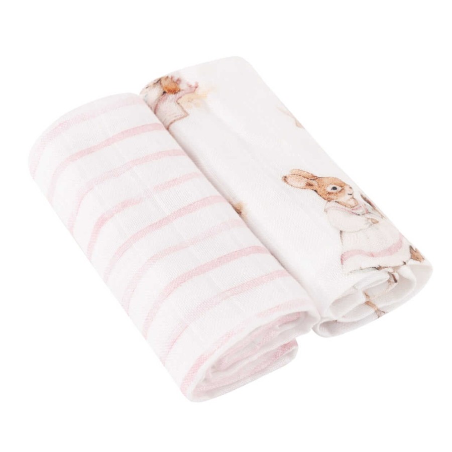 Zestaw pieluszek "S" 50x50 cm PREMIUM - Saint-Tropez Pink / Samiboo