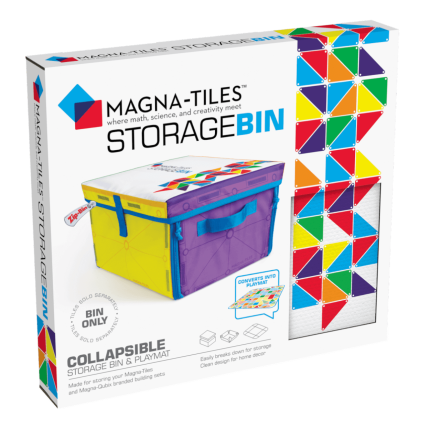 Skrzynia na klocki - Mata interaktywna 2w1/ Magna-Tiles