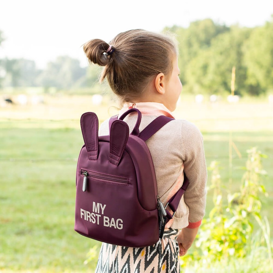 Plecak dziecięcy My First Bag Aubergine / Childhome CWKIDBAU