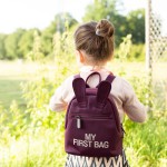 Plecak dziecięcy My First Bag Aubergine / Childhome CWKIDBAU