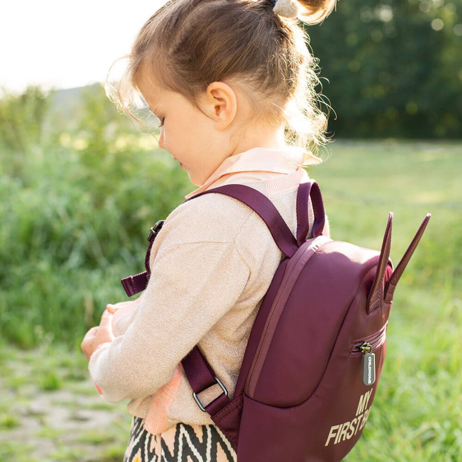 Plecak dziecięcy My First Bag Aubergine / Childhome CWKIDBAU