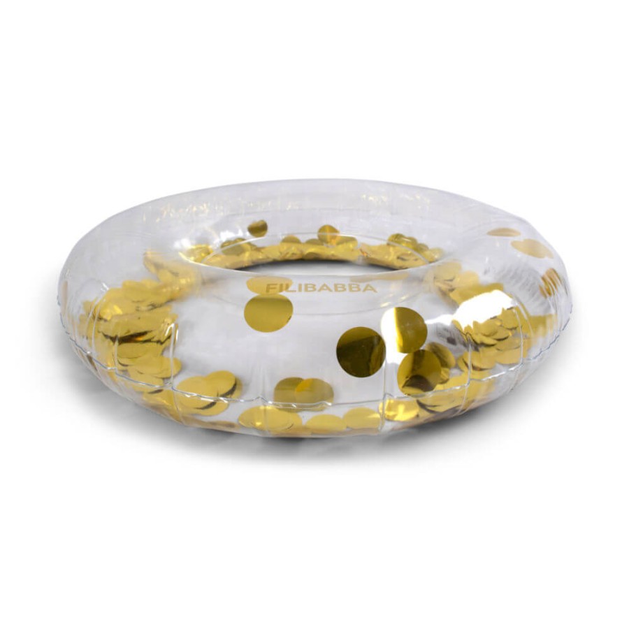 Koło do pływania Alfie Gold Confetti / Filibabba FI-02573