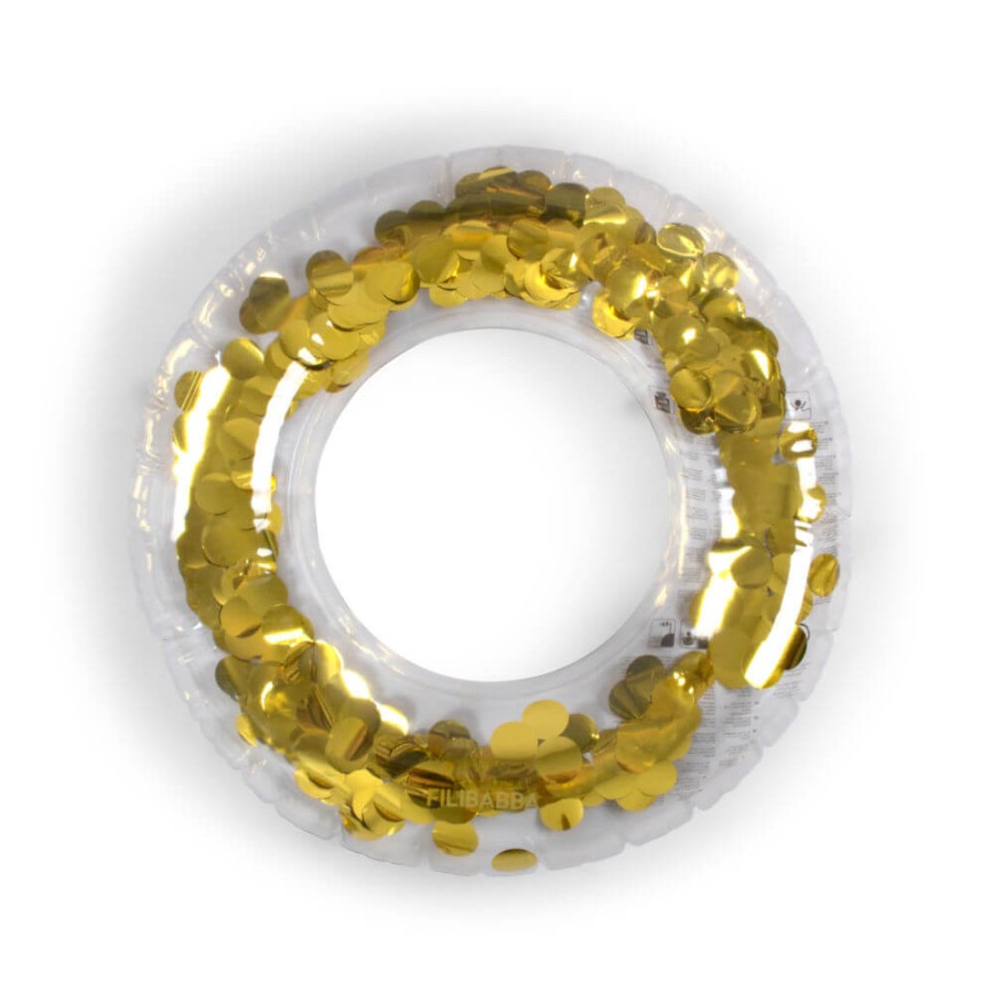 Koło do pływania Alfie Gold Confetti / Filibabba FI-02573