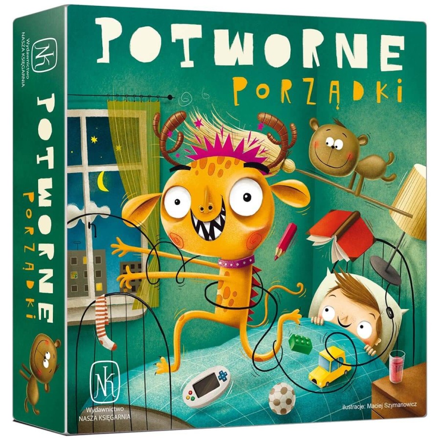 Potworne porządki - Gra planszowa / Wydawnictwo Nasza Księgarnia
