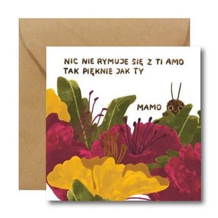 Kartka okolicznościowa Ti Amo Mamo / Hi Little