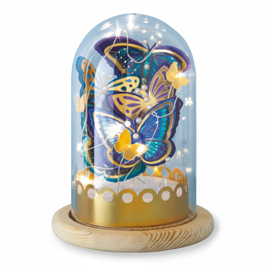 Zestaw kreatywny - Lampka Motyle 8+ / Janod J07878