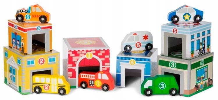 Garaż dla pojazdów uprzywilejowanych / Melissa and Doug