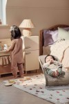 BABYBJORN - leżaczek BALANCE SOFT MESH, Szary Beż - Biały
