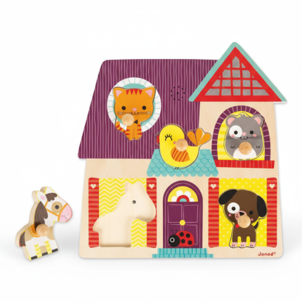 Puzzle muzyczne Moi mali przyjaciele / Janod J07078