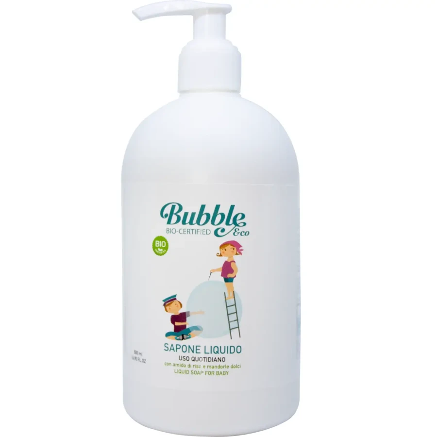 Organiczne Mydło w Płynie dla Dzieci, 500 ml, 0m+ / Bubble&CO