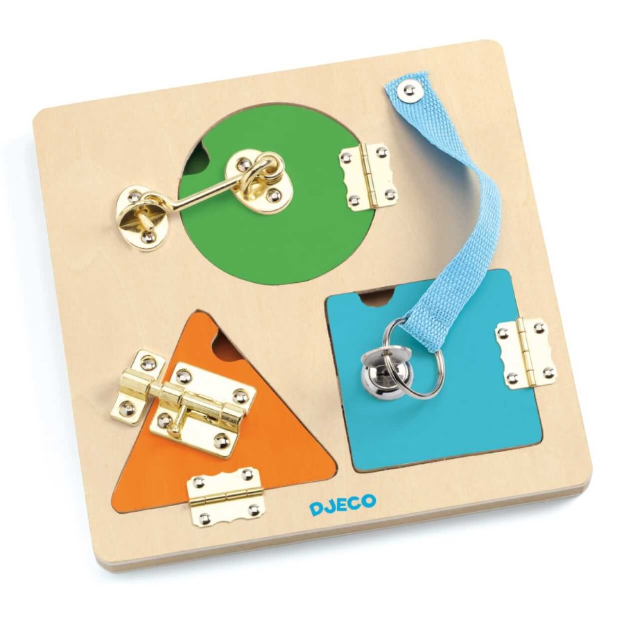 Drewniana tabliczka manualna LockBasic / Djeco DJ06213