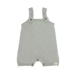 Ogrodniczki Baby Knitted GOTS, Garden Explorer aqua grey / Lassig