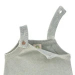 Ogrodniczki Baby Knitted GOTS, Garden Explorer aqua grey / Lassig