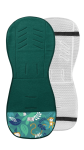 Wkładka do wózka spacerowego z wełny merino - szmaragdowa dżungla / Simple Wool
