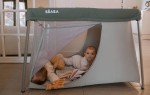Łóżeczko turystyczne dwupoziomowe z funkcją kojca 3w1 Eazy sleep Mineral grey / Beaba