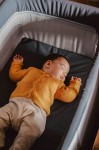 Łóżeczko turystyczne dwupoziomowe z funkcją kojca 3w1 Eazy sleep Mineral grey / Beaba
