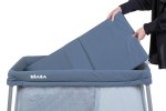 Łóżeczko turystyczne dwupoziomowe z funkcją kojca 3w1 Eazy sleep Mineral grey / Beaba