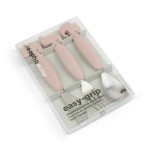 Sztućce dla dziecka Easy-Grip - Powder / Done by Deer
