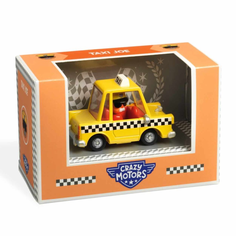 Autko CRAZY MOTORS - TAXI JOE / Djeco DJ05479