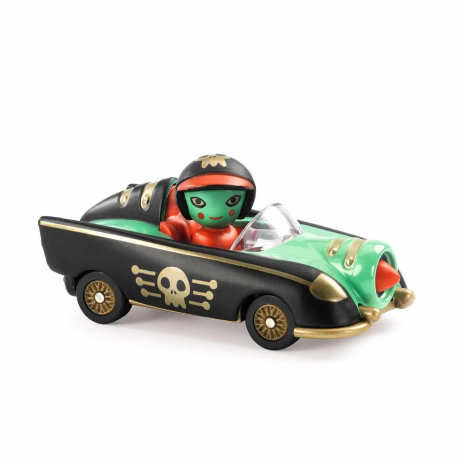 Autko CRAZY MOTORS - PIRATE WHEELS / Djeco DJ05487