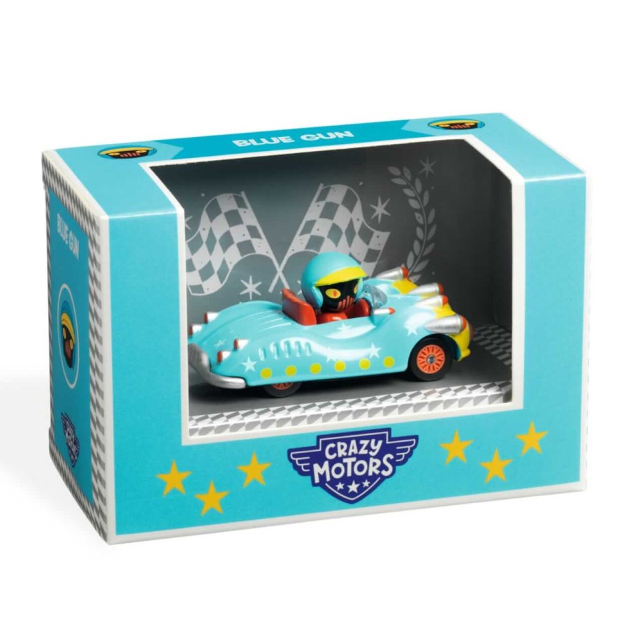 Autko CRAZY MOTORS - BLUE GUN / Djeco DJ05490