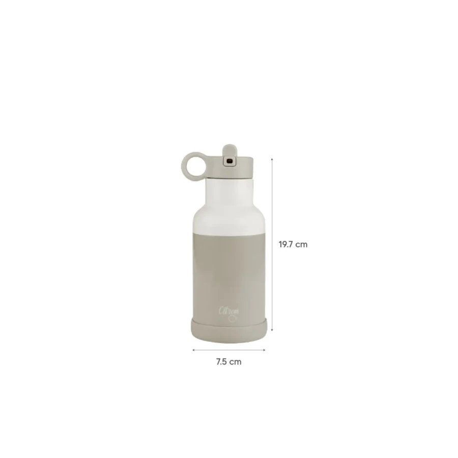 Butelka termiczna ze stali nierdzewnej 350ml - Spaceship Dusty Blue / Citron