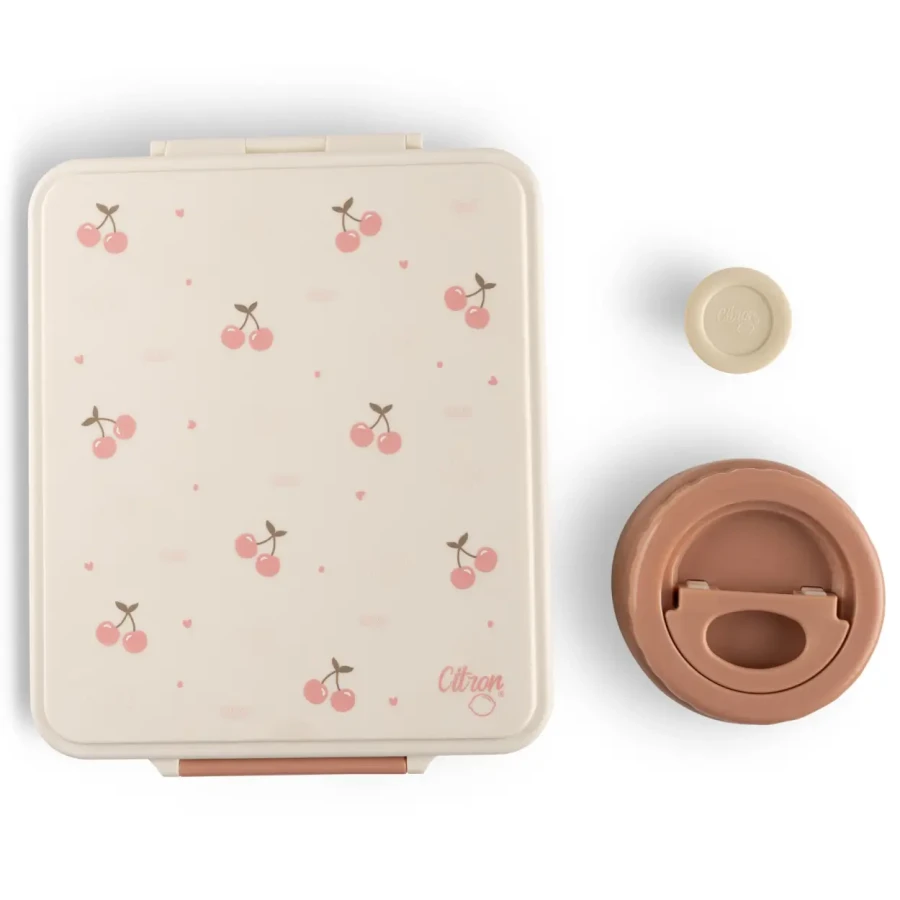 Grand lunch box z termosem - Cherry / Citron