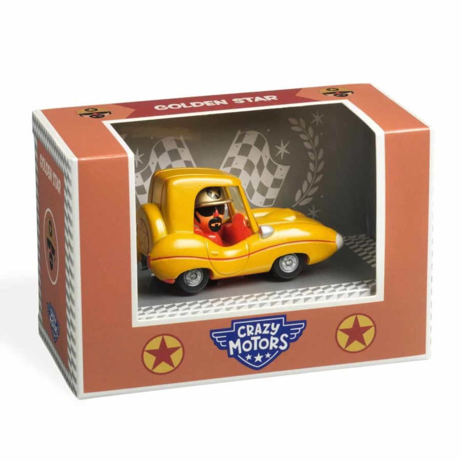 Autko CRAZY MOTORS - GOLDEN STAR / Djeco DJ05475