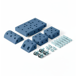 Explorer set - Kreatywne klocki rozwijające motorykę dużą: deep blue, sky blue 8w1 / MODU