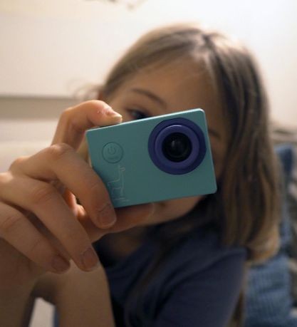 Aparat kamera dla dzieci odporny na wodę i wstrząsy - purple / LaLarma