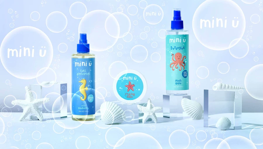 Naturalny spray do rozczesywania włosów kręconych dla dzieci z dodatkiem witaminą B5, 250 ml /Miniu