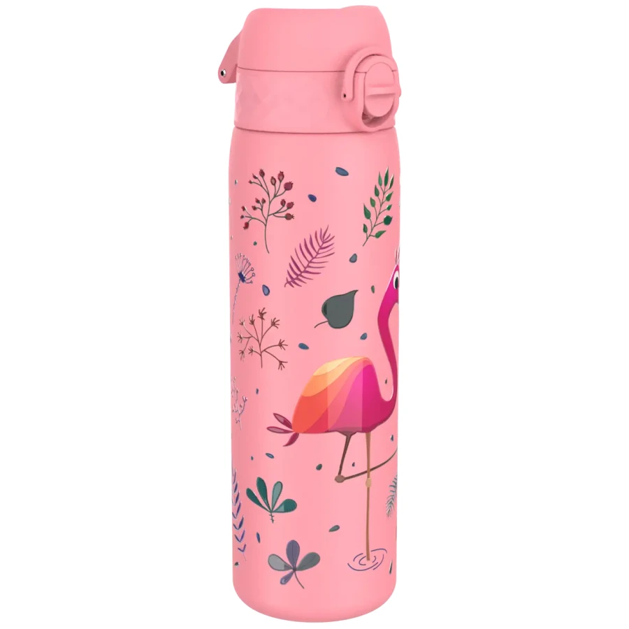 Butelka Single Wall - Flamingo, 600ml / ION8® I8SS600PPFLATEA