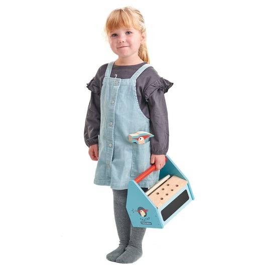 Drewniana skrzynka z narzędziami / Tender Leaf Toys TL8563