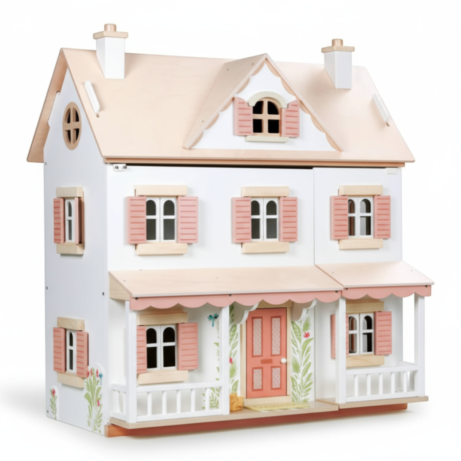 Trzypiętrowy domek w stylu kolonialnym / Tender Leaf Toys TL8127