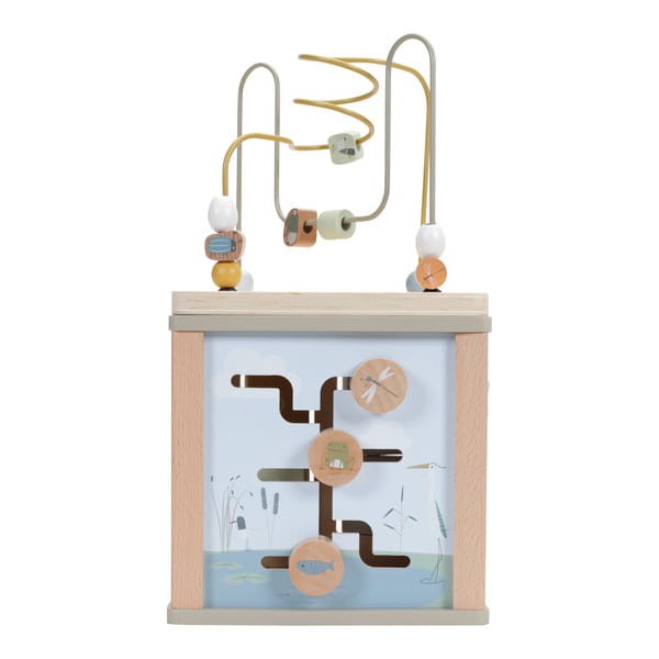 Drewniana kostka edukacyjna Mięta Little Goose FSC / Little Dutch LD7109