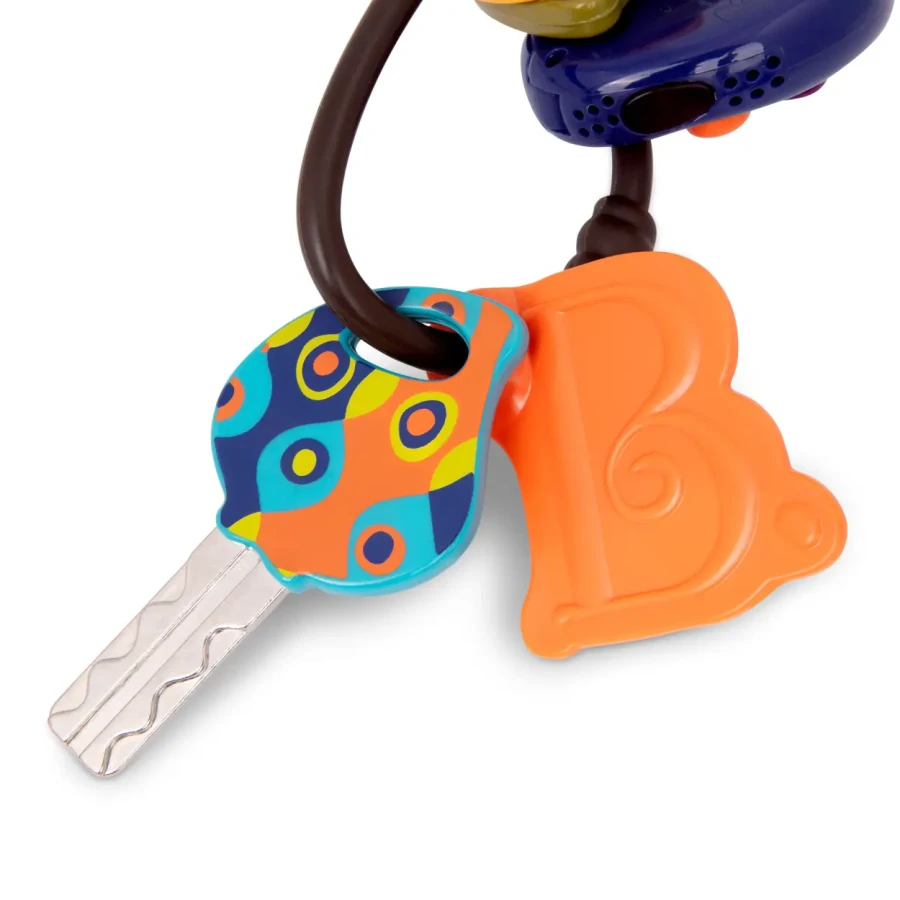 LucKeys – zestaw kluczy samochodowych z pilotem CZERWONY / B.Toys