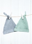 Czapeczka Krasnal 2-pack Jasny szary/Mięta ROZMIARY / Sleepee