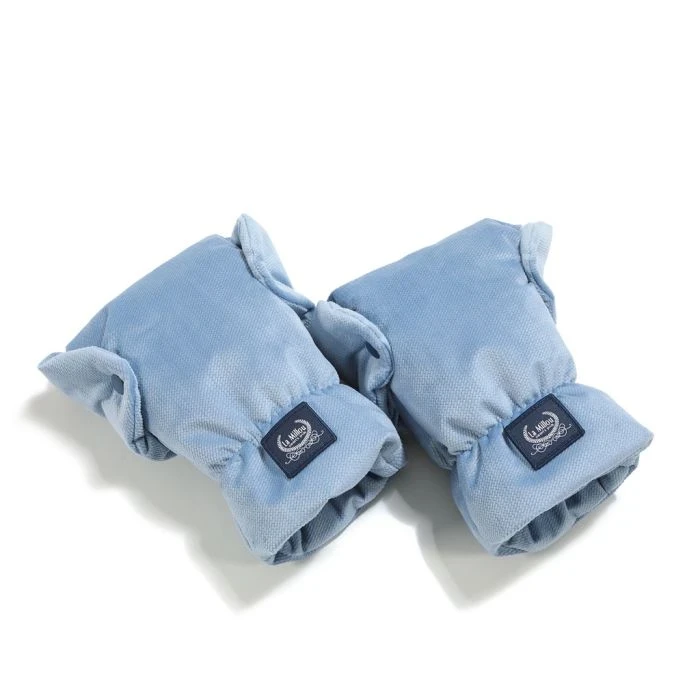 Rękawice do wózka Velvet WIND BLUE / La Millou