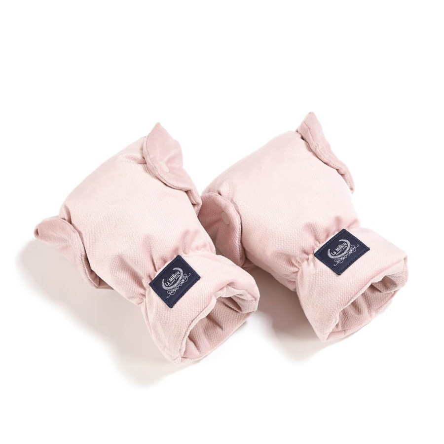 Rękawice do wózka Velvet SMOKE ROSE / La Millou