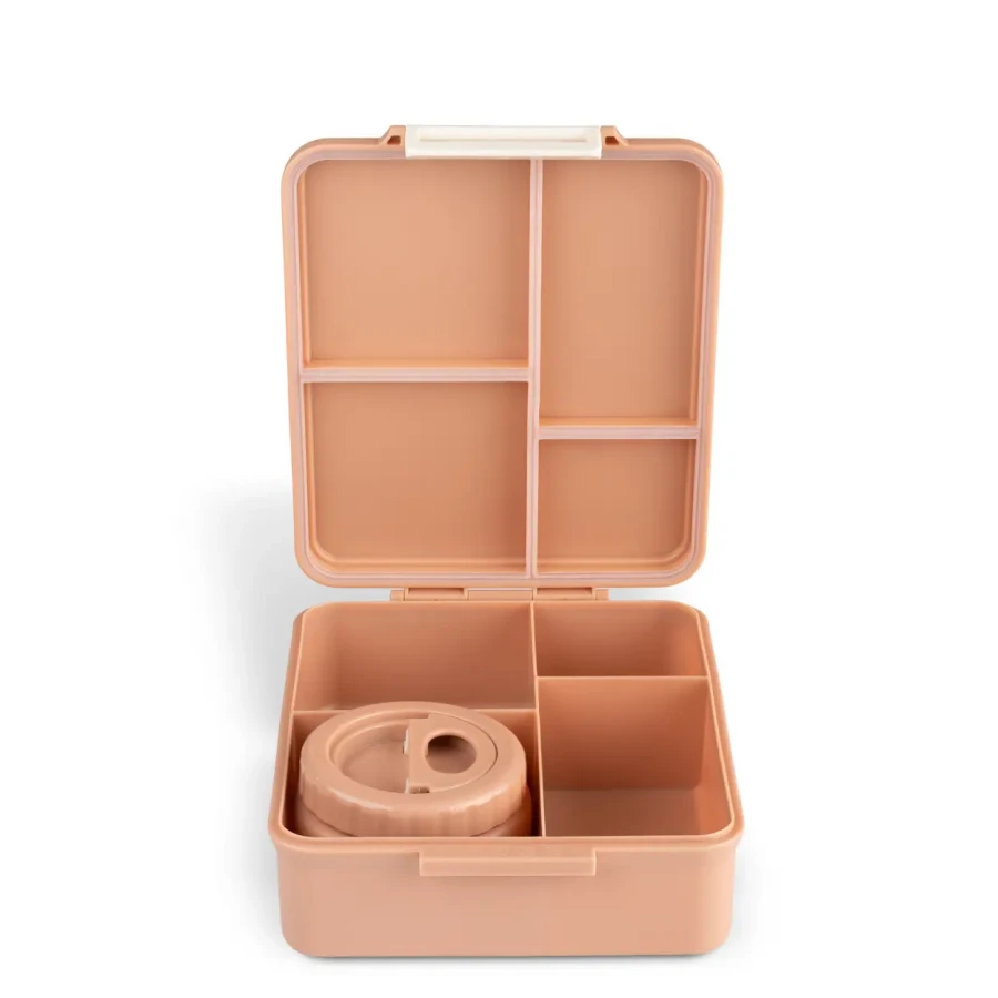 Grand lunch box z termosem - Blush Pink / Citron