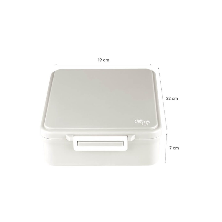 Grand lunch box z termosem - Blush Pink / Citron